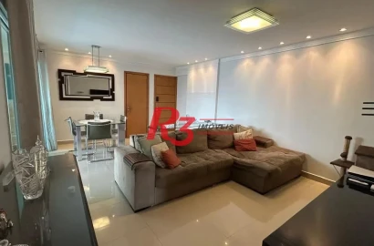 Apartamento com 3 dormitórios à venda, 126 m² por R$ 1.760.000,00 - Boqueirão - Santos/SP