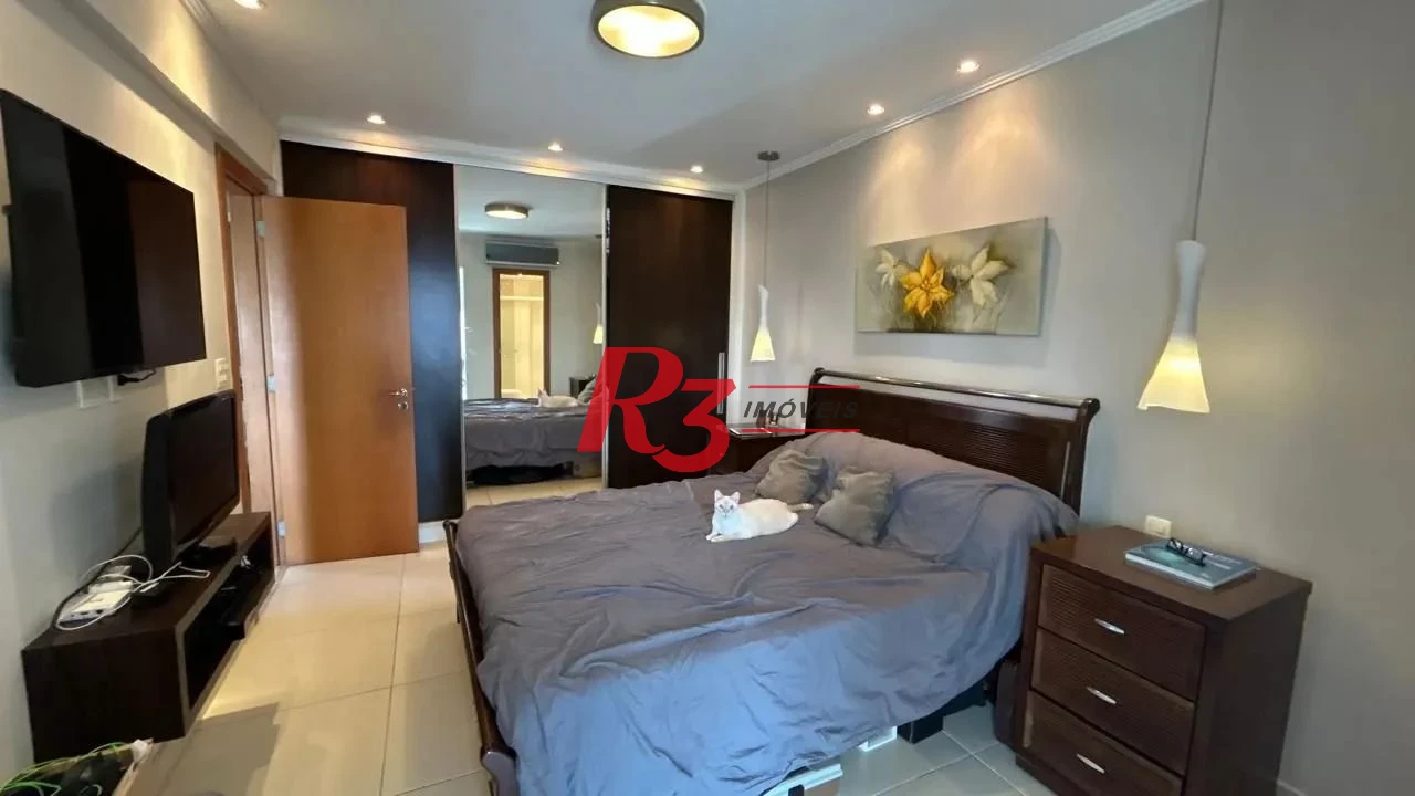 Apartamento com 3 dormitórios à venda, 126 m² por R$ 1.760.000,00 - Boqueirão - Santos/SP