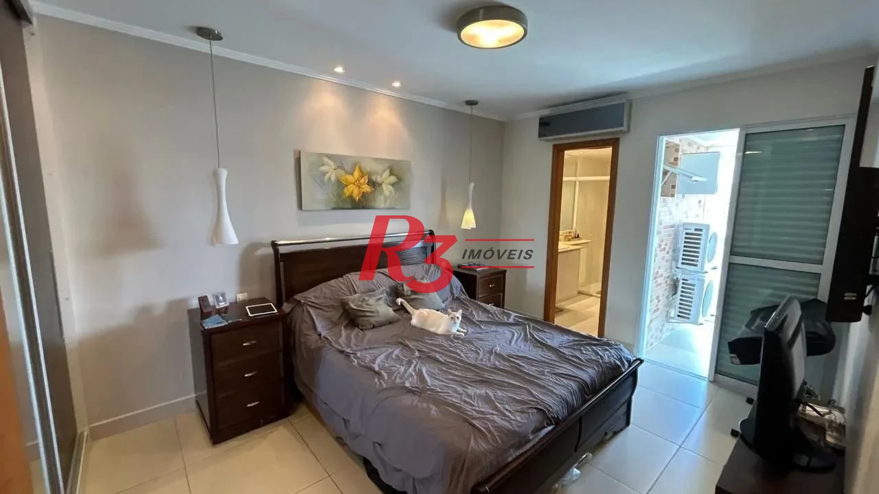 Apartamento com 3 dormitórios à venda, 126 m² por R$ 1.760.000,00 - Boqueirão - Santos/SP