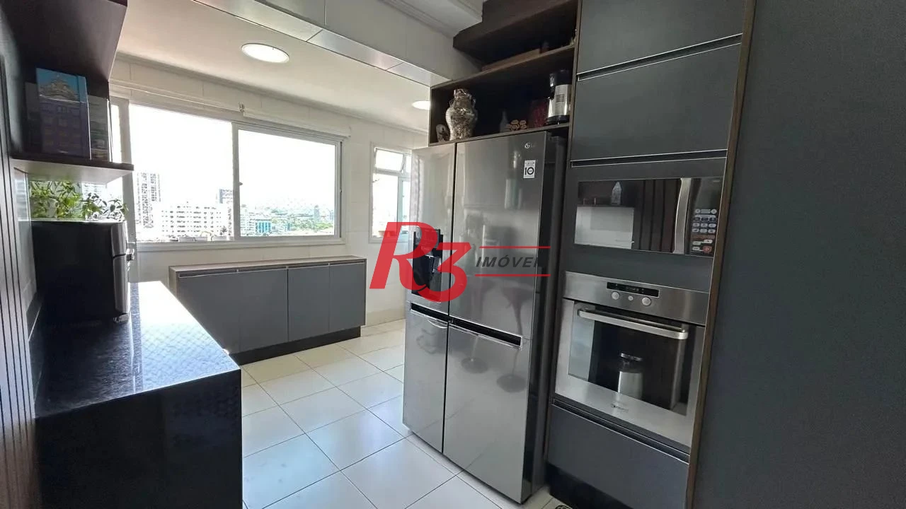 Apartamento com 3 dormitórios à venda, 126 m² por R$ 1.760.000,00 - Boqueirão - Santos/SP