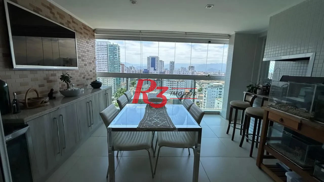 Apartamento com 3 dormitórios à venda, 126 m² por R$ 1.760.000,00 - Boqueirão - Santos/SP