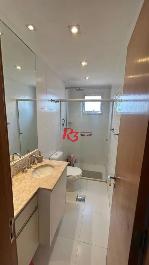 Apartamento com 3 dormitórios à venda, 126 m² por R$ 1.760.000,00 - Boqueirão - Santos/SP