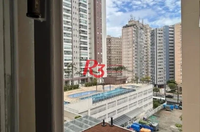 Studio com 1 dormitório à venda, 30 m² por R$ 330.000,00 - José Menino - Santos/SP