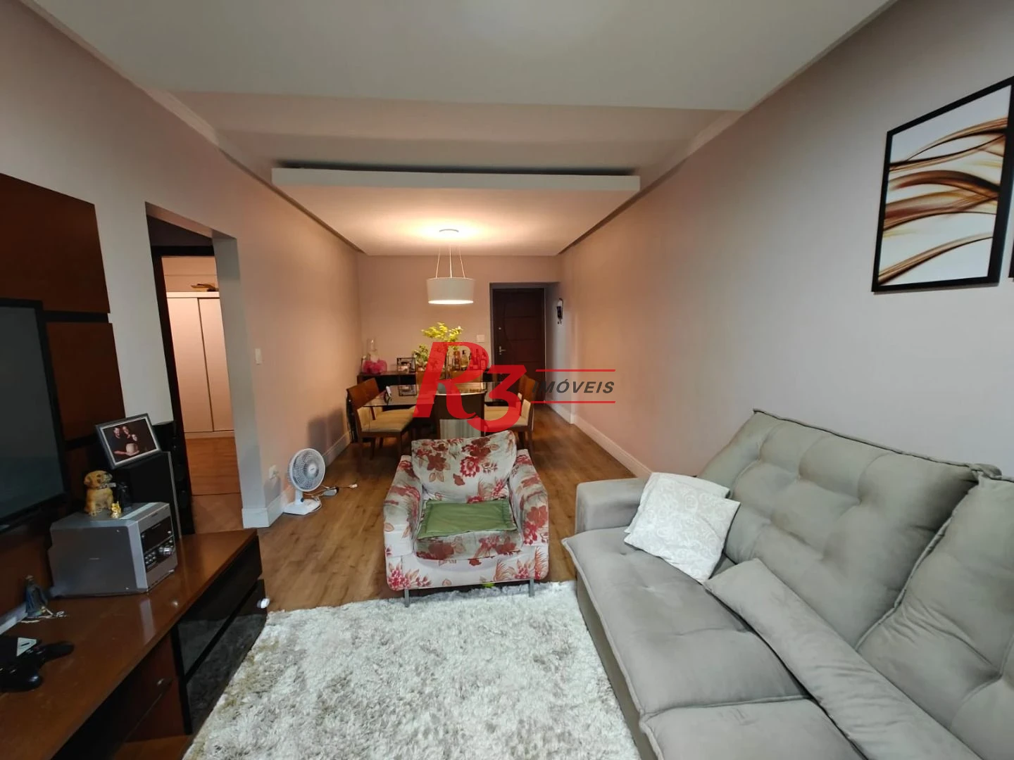 Apartamento com 3 dormitórios à venda, 133 m² por R$ 645.000,00 - Marapé - Santos/SP