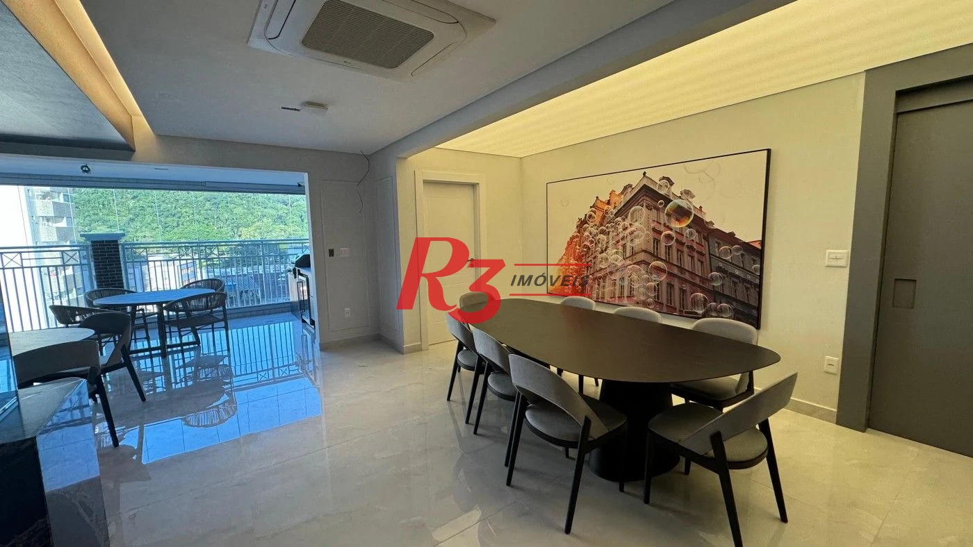 Apartamento com 3 dormitórios à venda, 121 m² por R$ 1.300.000,00 - Canto do Forte - Praia Grande/SP
