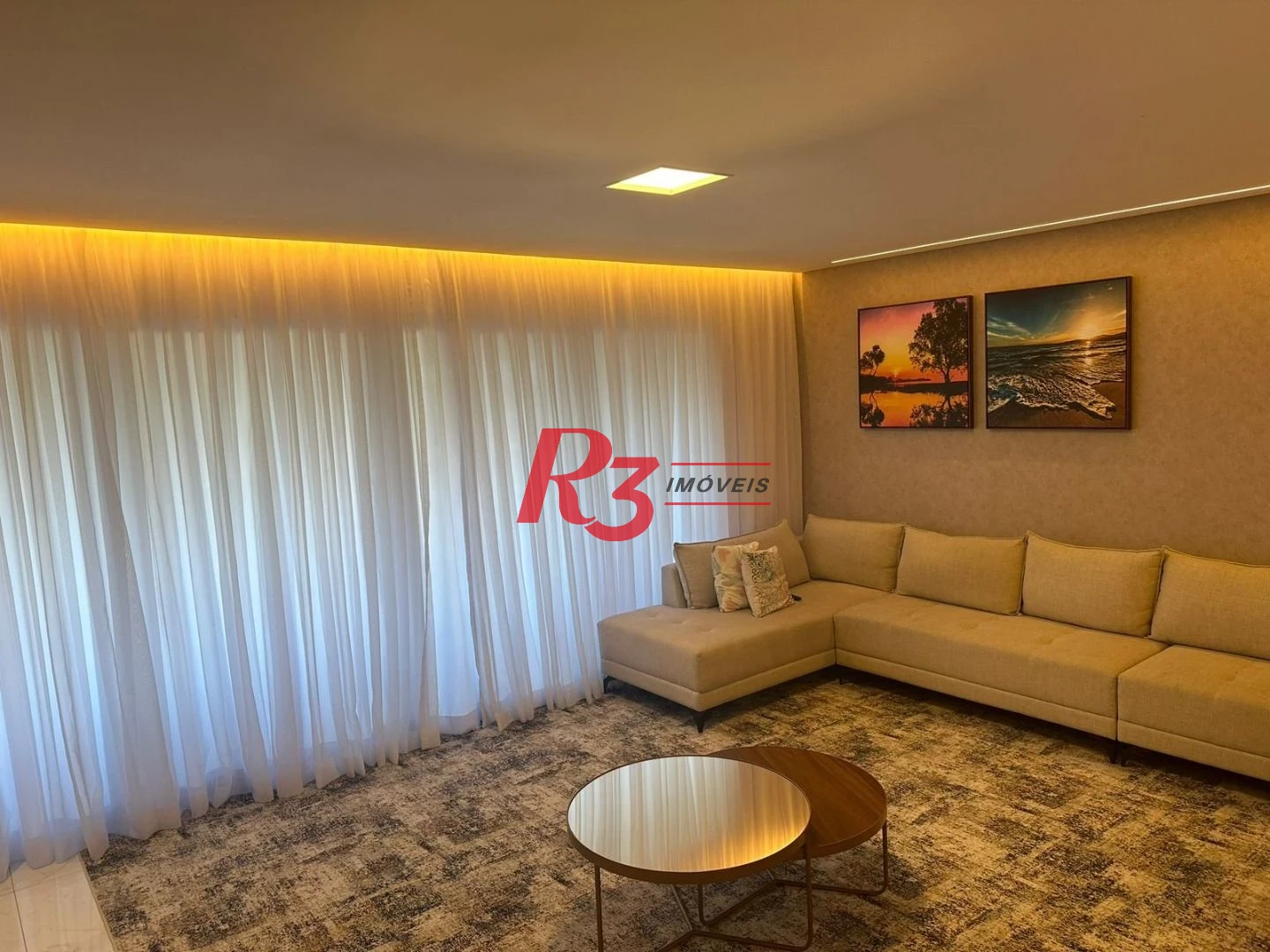Apartamento com 3 dormitórios à venda, 149 m² por R$ 2.490.000,00 - Canto do Forte - Praia Grande/SP