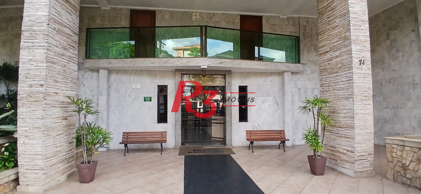 Apartamento para alugar, 77 m² por R$ 3.800,02/mês - Embaré - Santos/SP