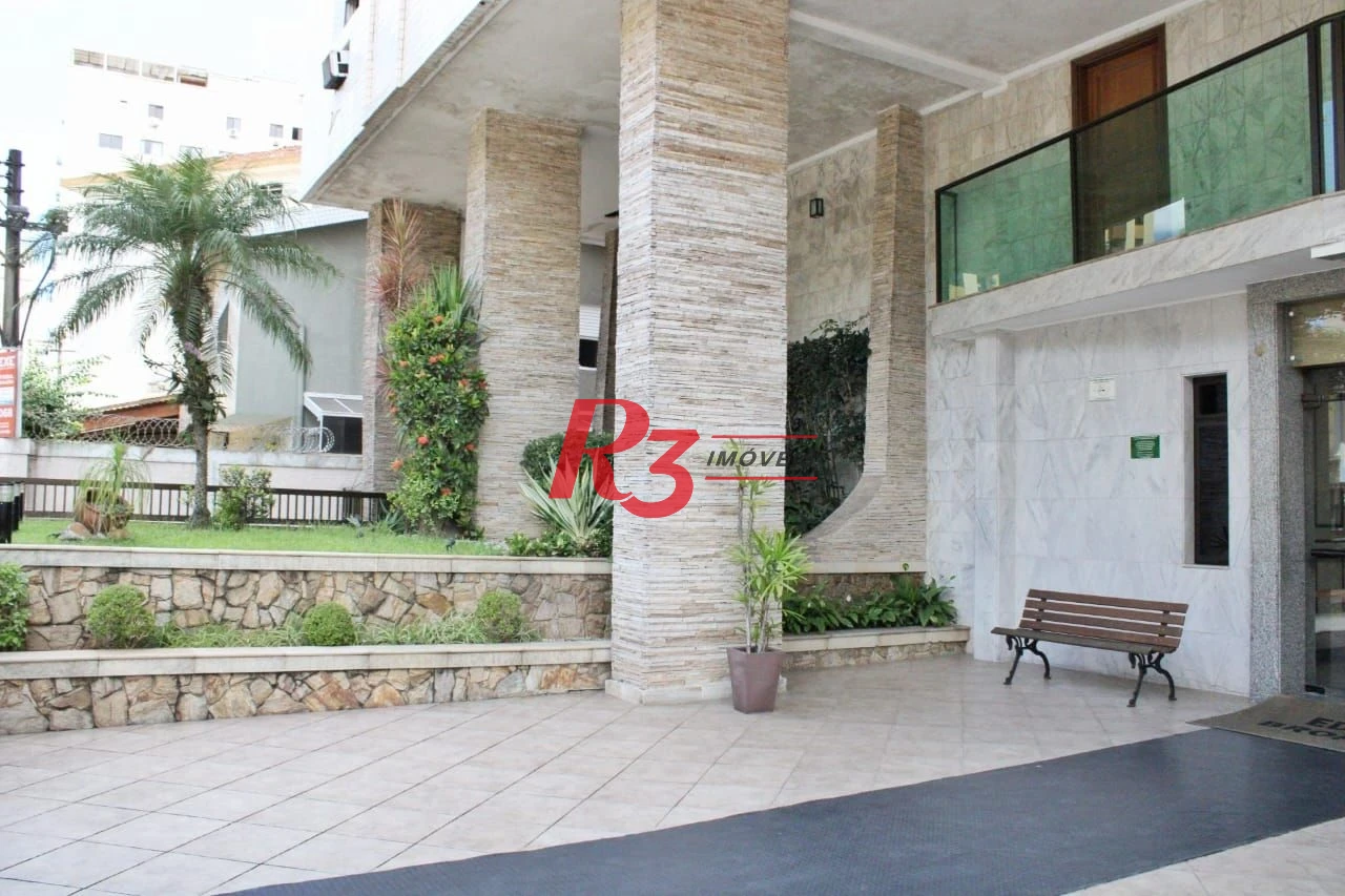 Apartamento para alugar, 77 m² por R$ 3.800,02/mês - Embaré - Santos/SP