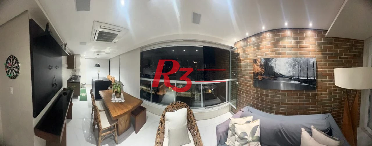 Apartamento à venda, 127 m² por R$ 1.925.000,00 - Boqueirão - Santos/SP