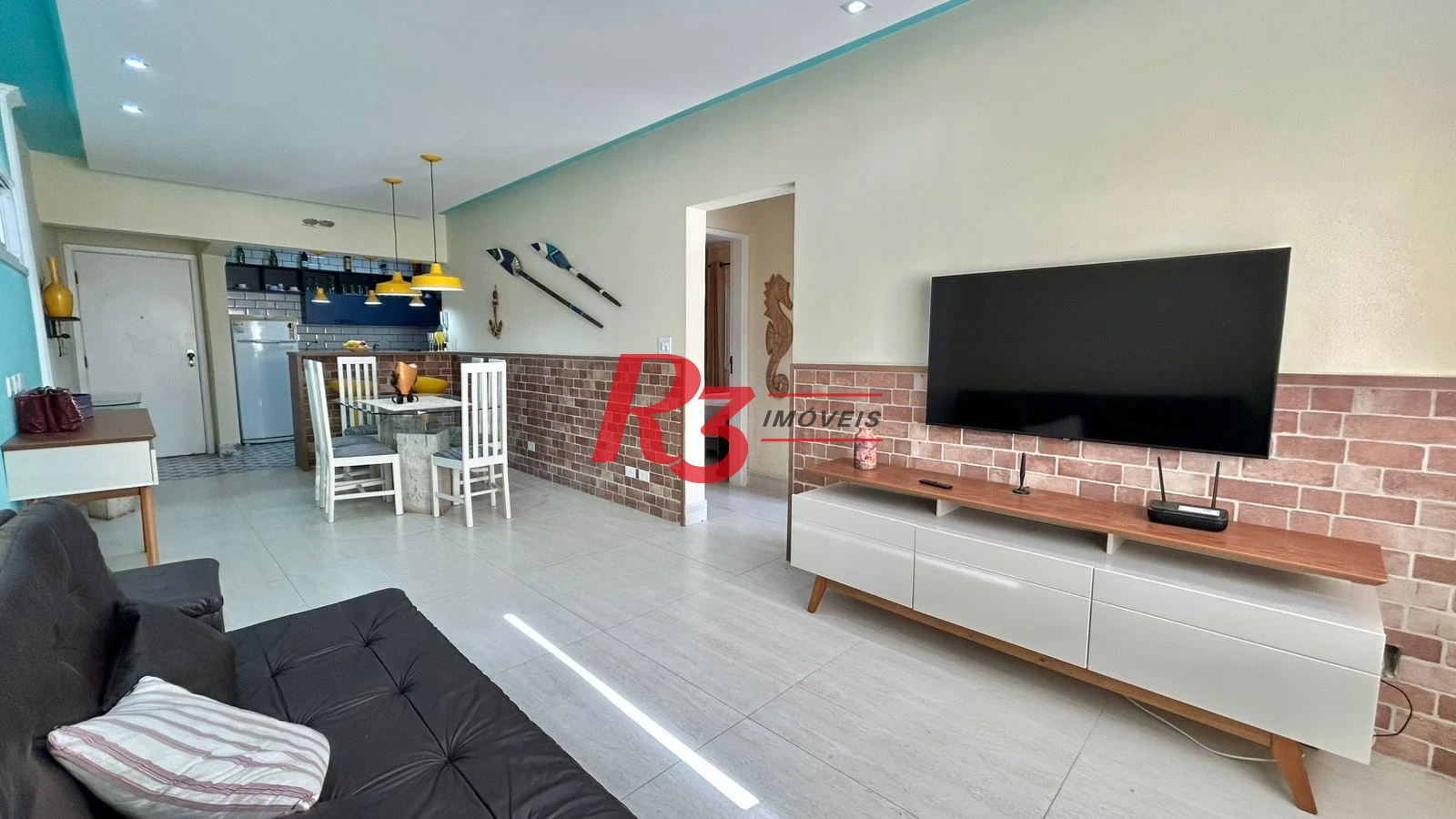 Apartamento 2 dormitorios em São Vicente