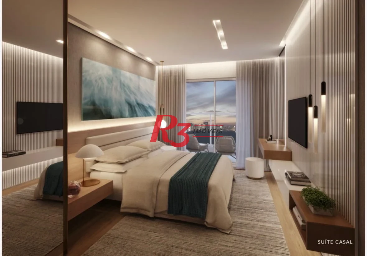 Apartamento com 2 dormitórios à venda, 113 m² por R$ 2.100.000,00 - Ponta da Praia - Santos/SP