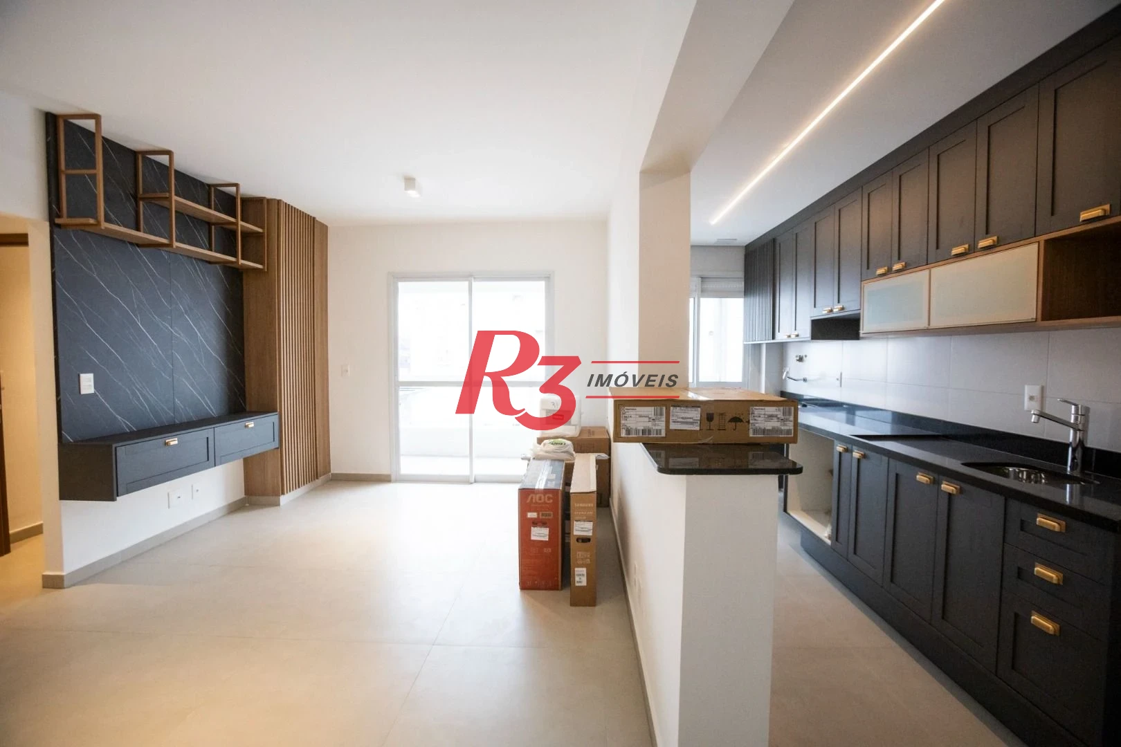 Apartamento à venda, 74 m² por R$ 1.065.000,00 - Boqueirão - Santos/SP