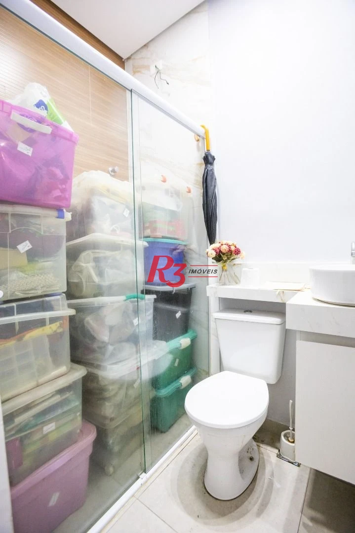 Casa com 2 dormitórios à venda, 89 m² por R$ 430.000,00 - Embaré - Santos/SP
