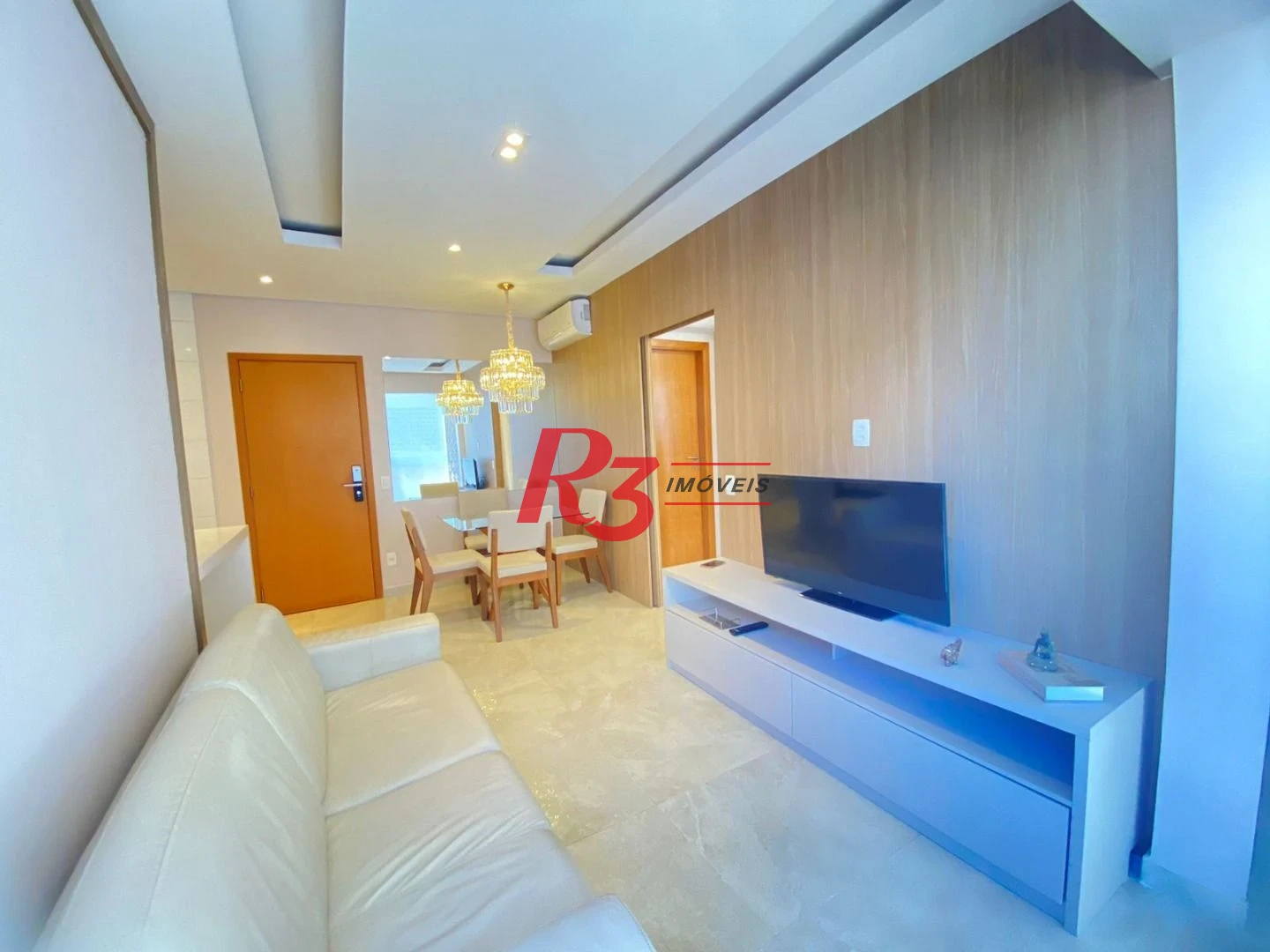 Apartamento com 1 dormitório para alugar, 45 m² por R$ 6.000,00/mês - Boqueirão - Santos/SP