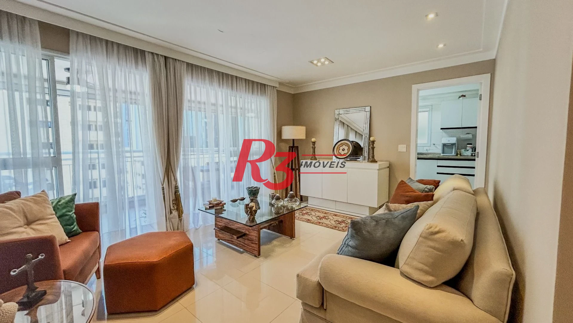 Apartamento com 3 dormitórios à venda, 130 m² por R$ 1.740.000,00 - Gonzaga - Santos/SP