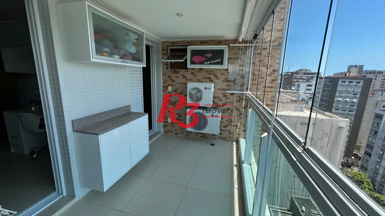 Apartamento à venda, 126 m² por R$ 1.850.000,00 - Boqueirão - Santos/SP