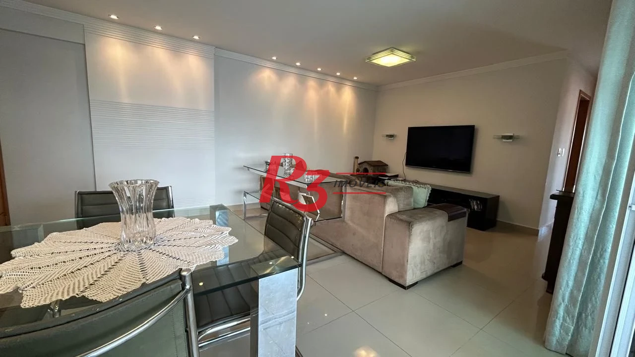 Apartamento à venda, 126 m² por R$ 1.850.000,00 - Boqueirão - Santos/SP