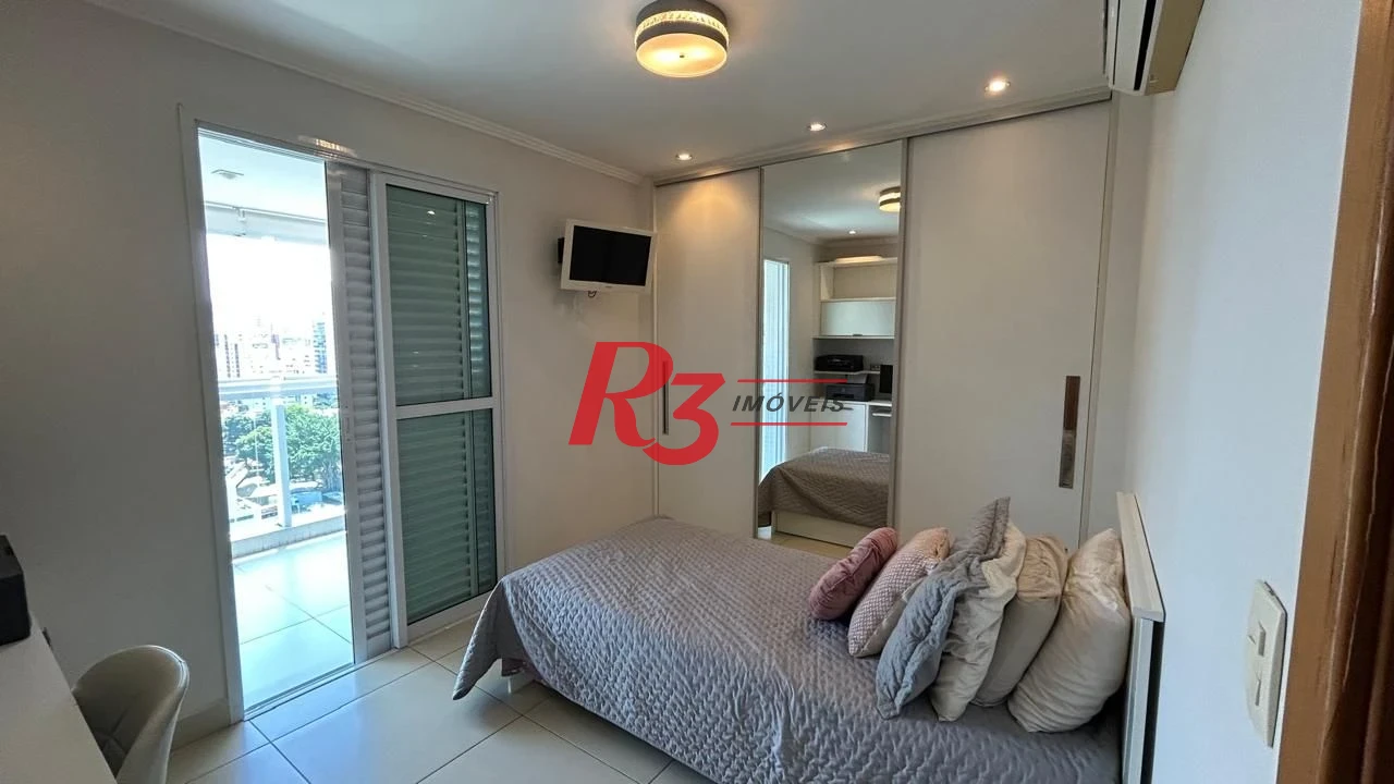 Apartamento à venda, 126 m² por R$ 1.850.000,00 - Boqueirão - Santos/SP