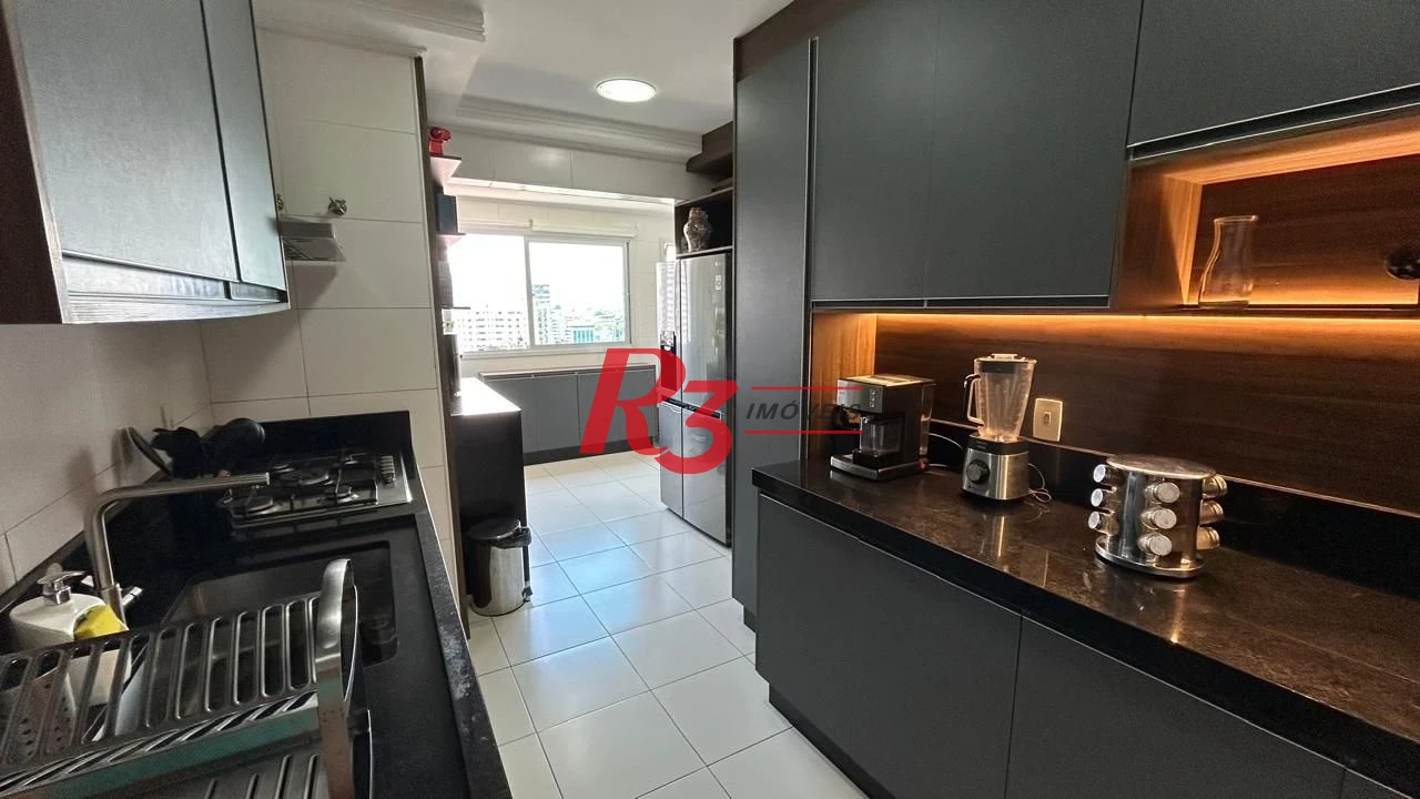 Apartamento à venda, 126 m² por R$ 1.850.000,00 - Boqueirão - Santos/SP