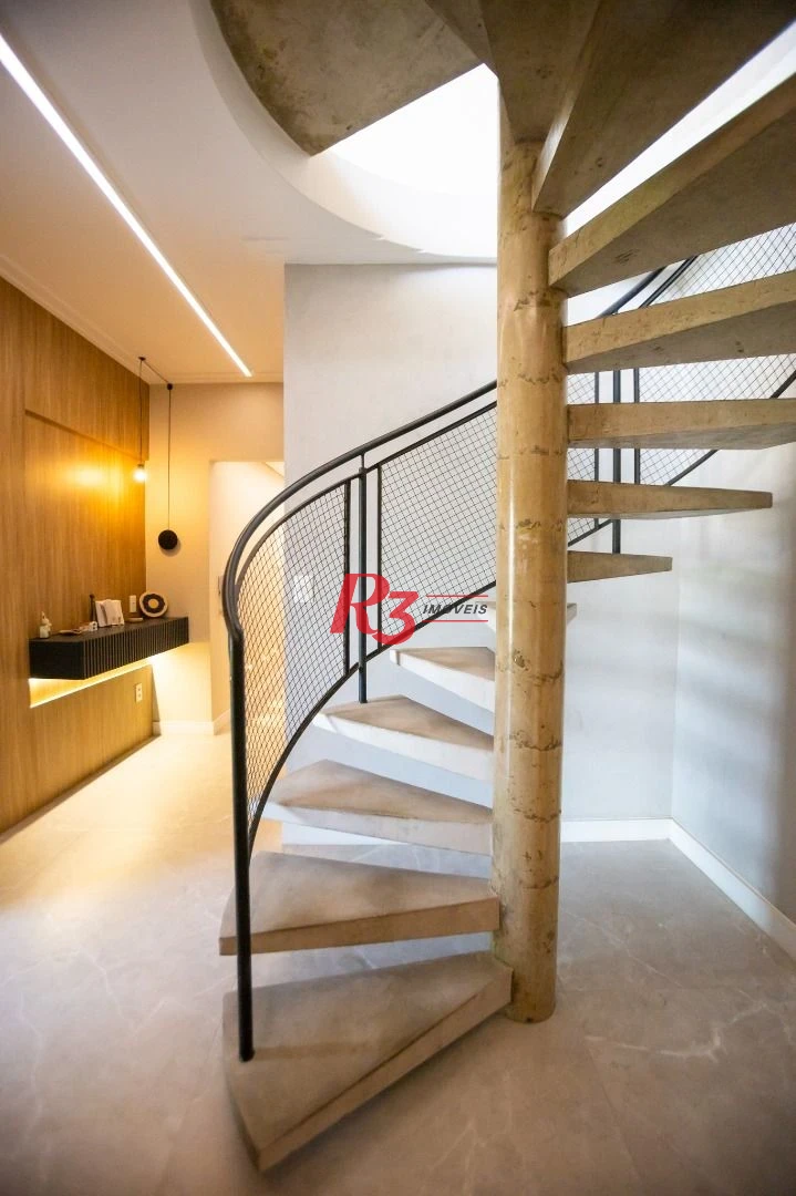 Cobertura à venda, 290 m² por R$ 3.750.000,00 - José Menino - Santos/SP