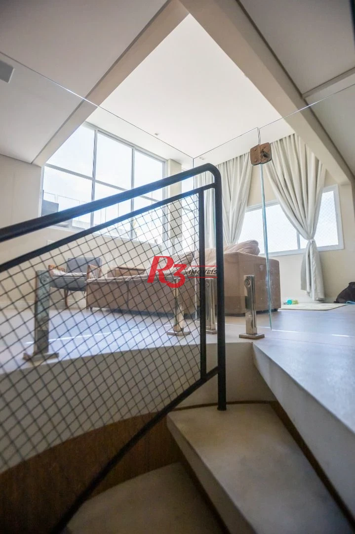 Cobertura à venda, 290 m² por R$ 3.750.000,00 - José Menino - Santos/SP