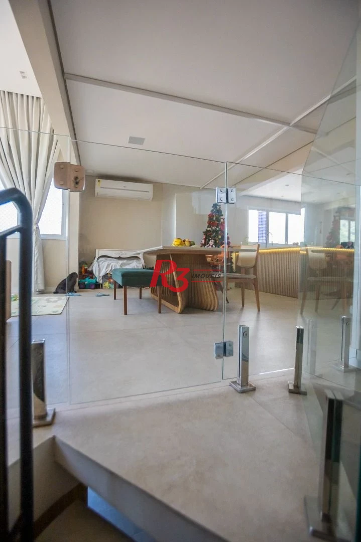 Cobertura à venda, 290 m² por R$ 3.750.000,00 - José Menino - Santos/SP
