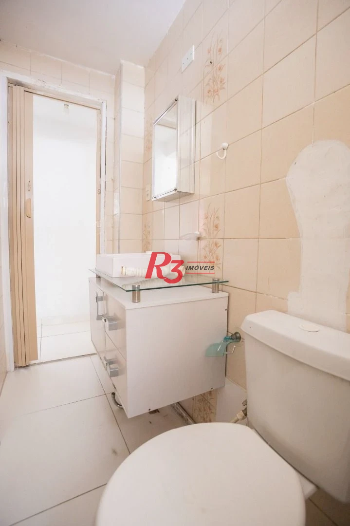 Apartamento com 1 dormitório à venda, 47 m² por R$ 390.000,00 - Gonzaga - Santos/SP
