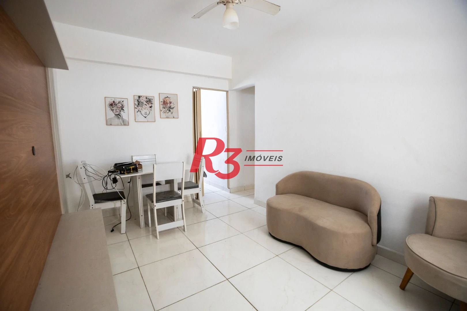 Apartamento com 1 dormitório à venda, 47 m² por R$ 390.000,00 - Gonzaga - Santos/SP