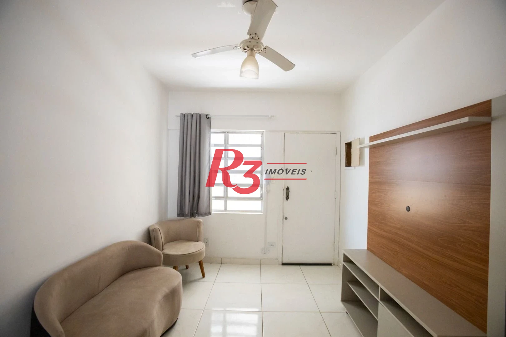 Apartamento com 1 dormitório à venda, 47 m² por R$ 390.000,00 - Gonzaga - Santos/SP