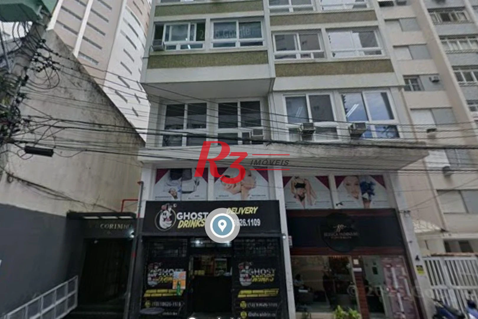 Sala para alugar, 35 m² por R$ 3.000,00/mês - Gonzaga - Santos/SP