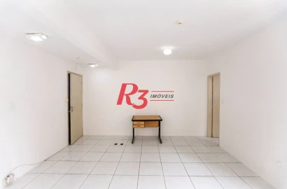 Sala para alugar, 35 m² por R$ 3.000,00/mês - Gonzaga - Santos/SP