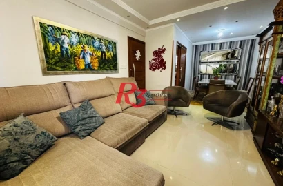 Apartamento à venda, 85 m² por R$ 530.000,00 - Estuário - Santos/SP