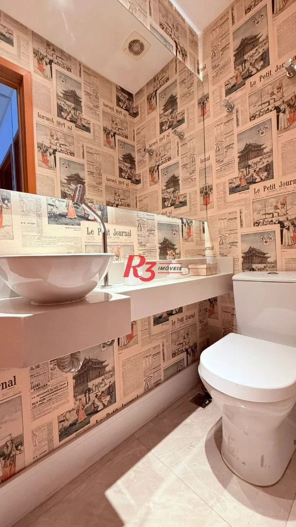 Apartamento para alugar, 118 m² por R$ 10.500,00/mês - Boqueirão - Santos/SP
