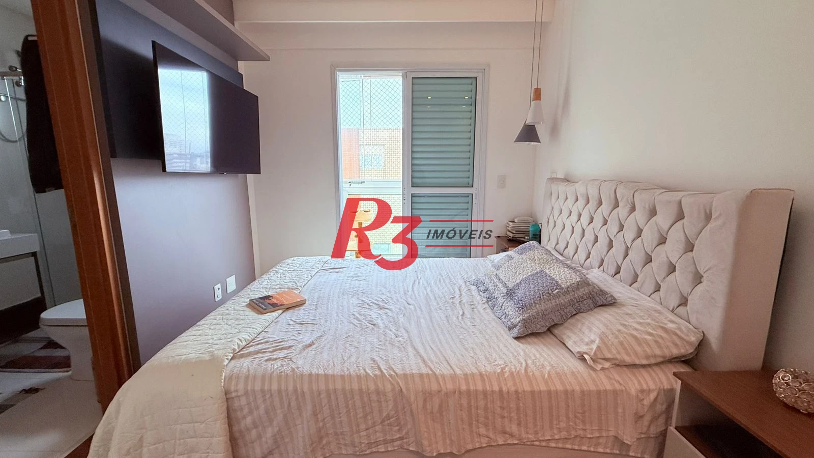 Apartamento para alugar, 118 m² por R$ 10.500,00/mês - Boqueirão - Santos/SP