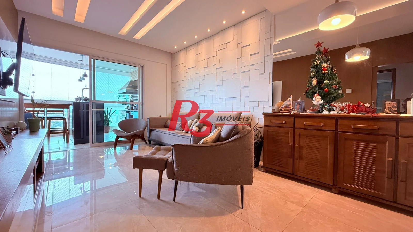 Apartamento para alugar, 118 m² por R$ 10.500,00/mês - Boqueirão - Santos/SP