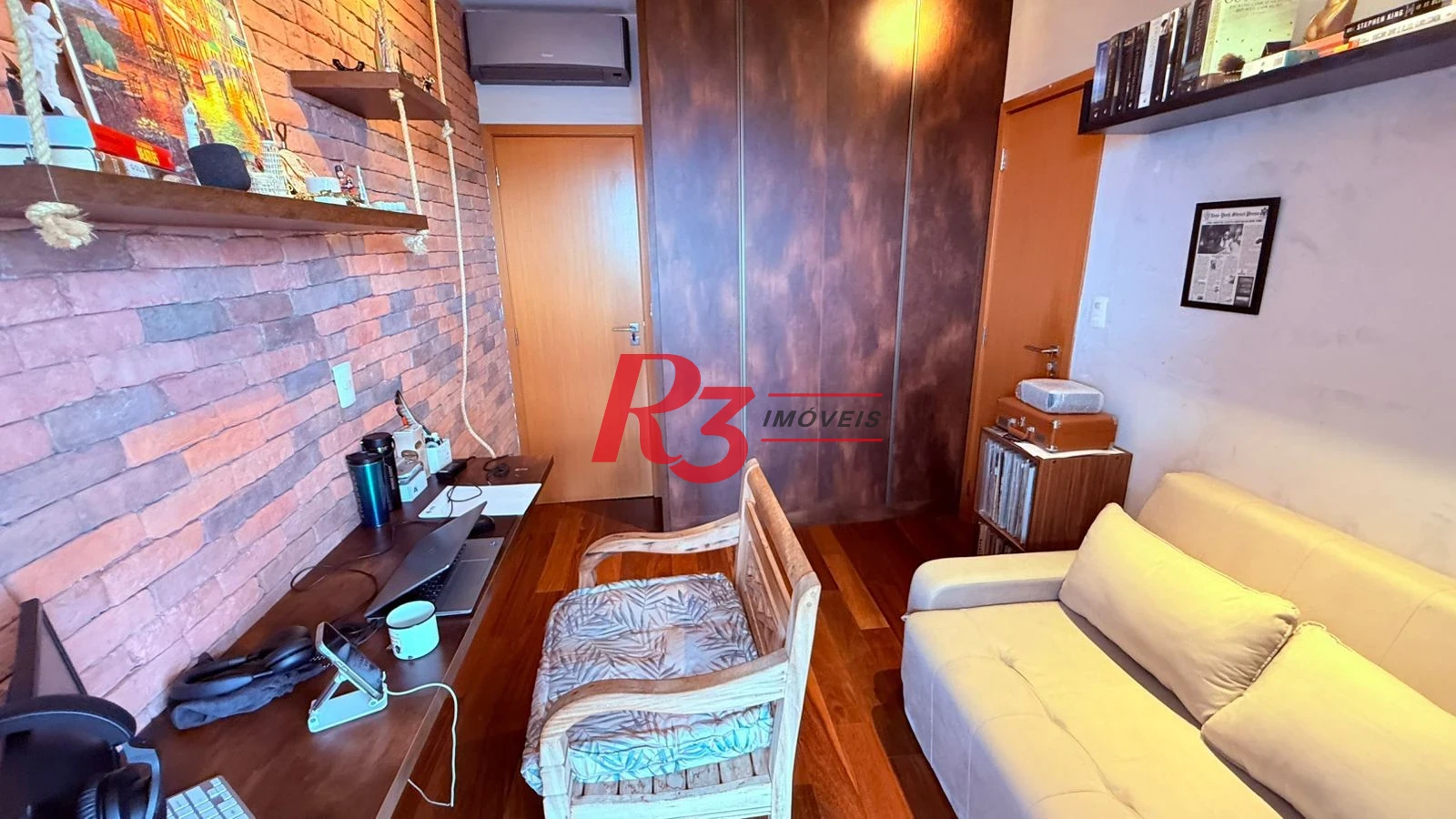 Apartamento para alugar, 118 m² por R$ 10.500,00/mês - Boqueirão - Santos/SP