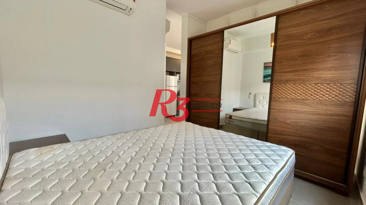 Apartamento com 1 dormitório para alugar, 45 m² por R$ 5.600,00/mês - Boqueirão - Santos/SP