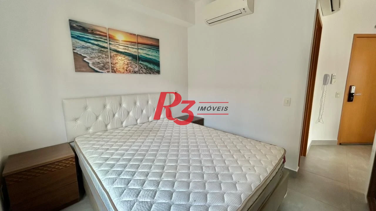 Apartamento com 1 dormitório para alugar, 45 m² por R$ 5.600,00/mês - Boqueirão - Santos/SP