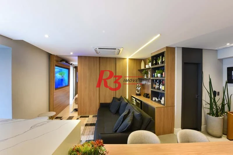 Apartamento com 1 dormitório à venda, 72 m² por R$ 2.440.000,00 - Pompéia - Santos/SP