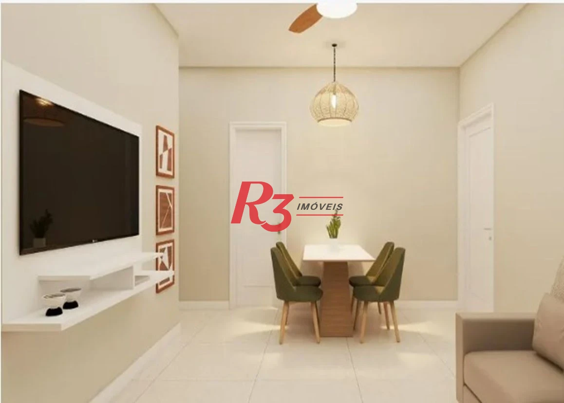 Apartamento à venda, 73 m² por R$ 482.000,00 - José Menino - Santos/SP