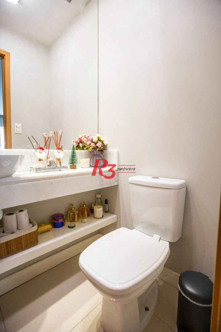 Apartamento com 3 dormitórios à venda, 110 m² por R$ 1.890.000,00 - Boqueirão - Santos/SP