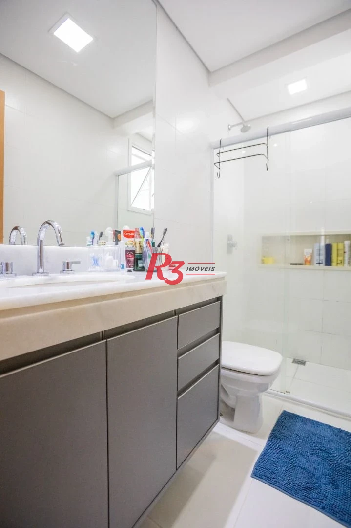 Apartamento com 3 dormitórios à venda, 110 m² por R$ 1.890.000,00 - Boqueirão - Santos/SP