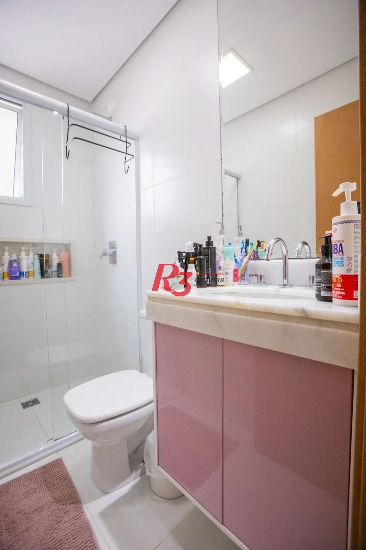 Apartamento com 3 dormitórios à venda, 110 m² por R$ 1.890.000,00 - Boqueirão - Santos/SP