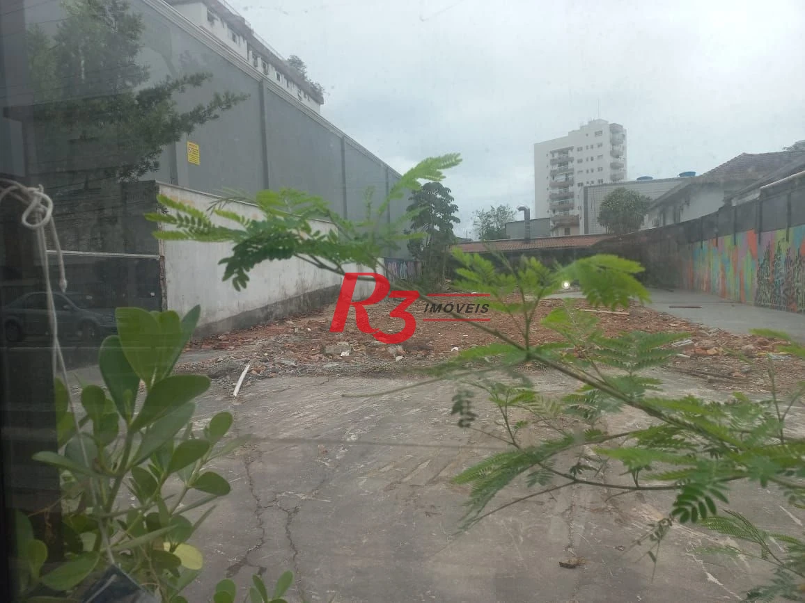Terreno para alugar, 608 m² por R$ 20.000,00/mês - Boqueirão - Santos/SP