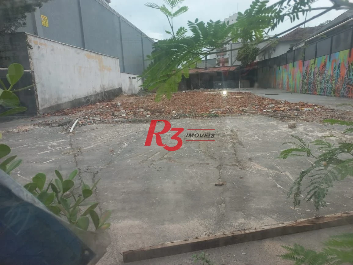 Terreno para alugar, 608 m² por R$ 20.000,00/mês - Boqueirão - Santos/SP