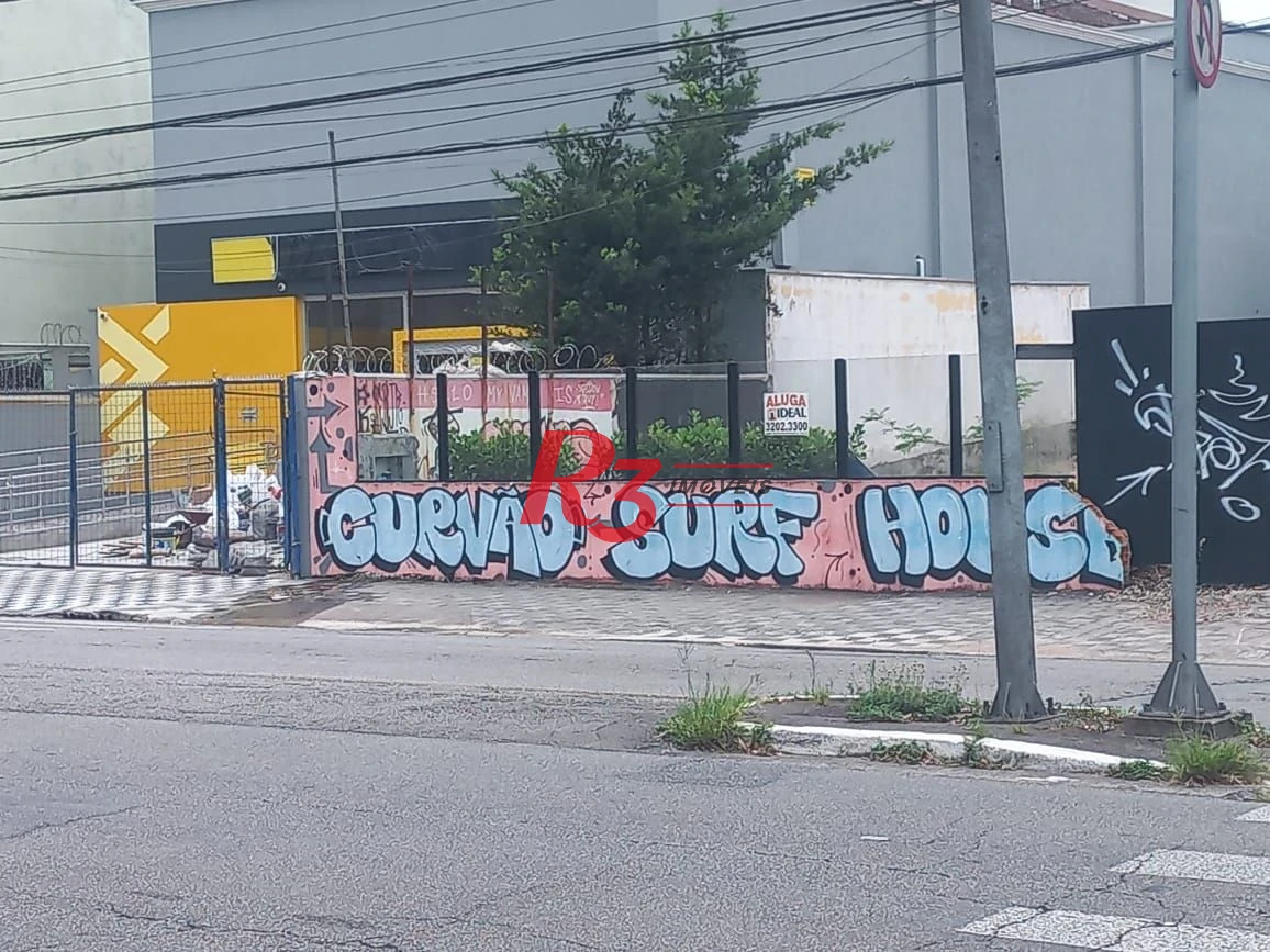 Terreno para alugar, 608 m² por R$ 20.000,00/mês - Boqueirão - Santos/SP