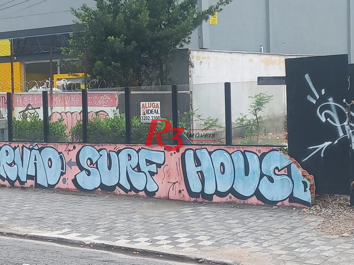Terreno para alugar, 608 m² por R$ 20.000,00/mês - Boqueirão - Santos/SP