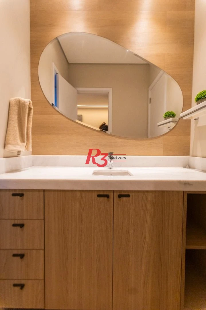 Apartamento com 3 dormitórios à venda, 132 m² por R$ 2.390.000,00 - Pompéia - Santos/SP