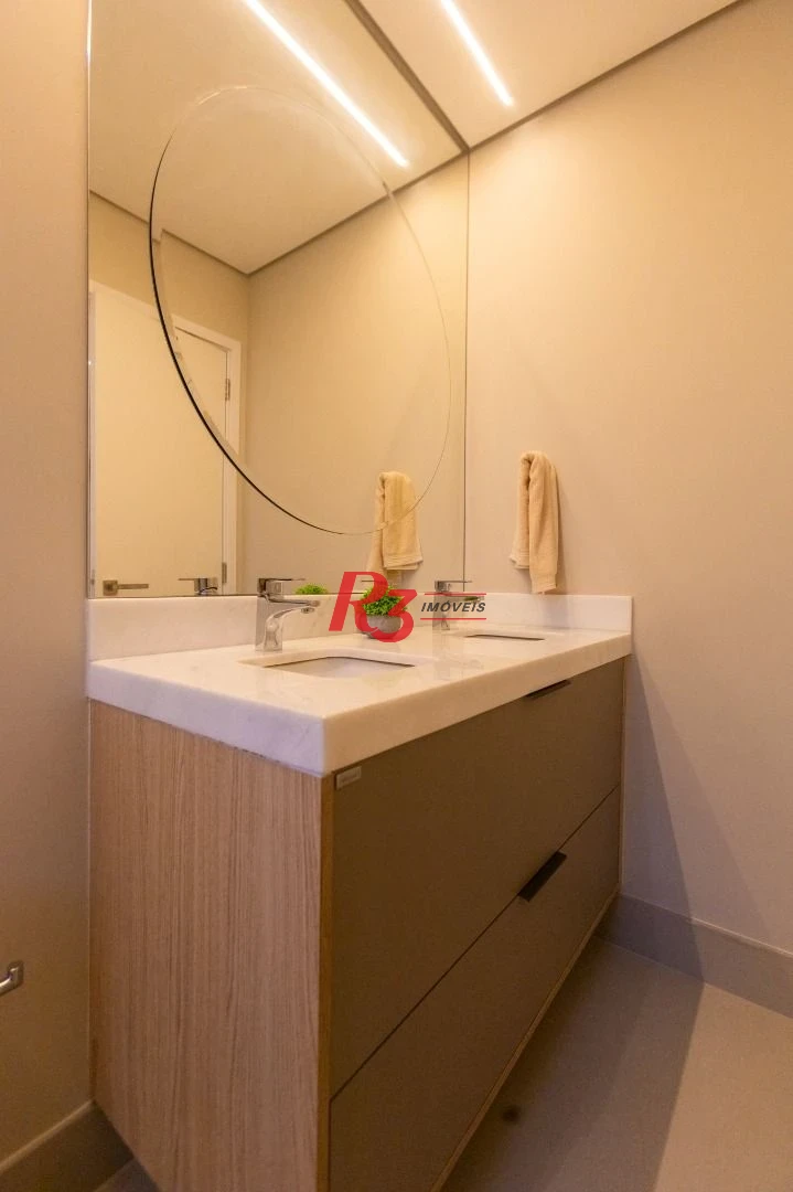 Apartamento com 3 dormitórios à venda, 132 m² por R$ 2.390.000,00 - Pompéia - Santos/SP