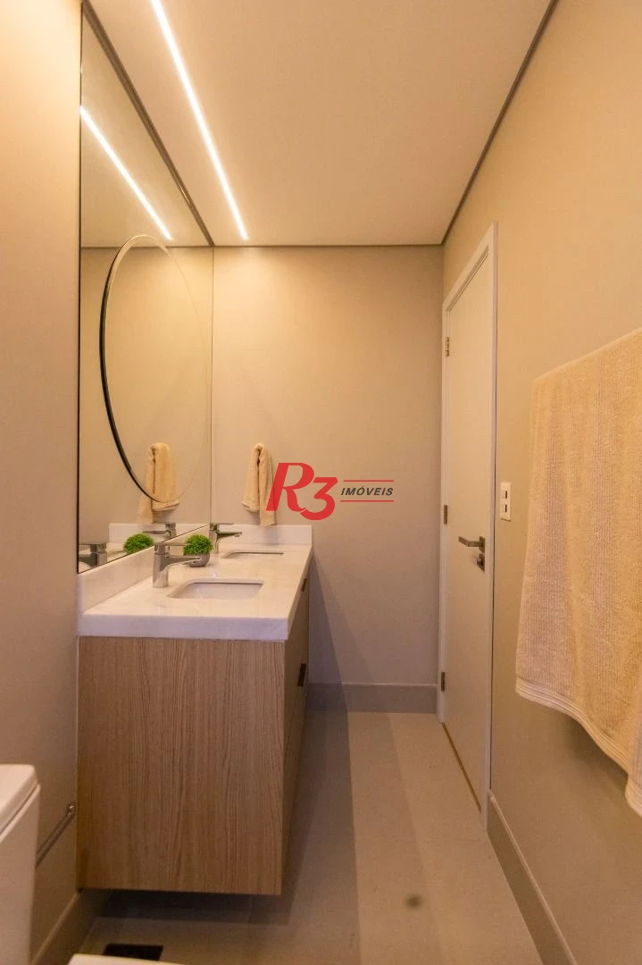 Apartamento com 3 dormitórios à venda, 132 m² por R$ 2.390.000,00 - Pompéia - Santos/SP